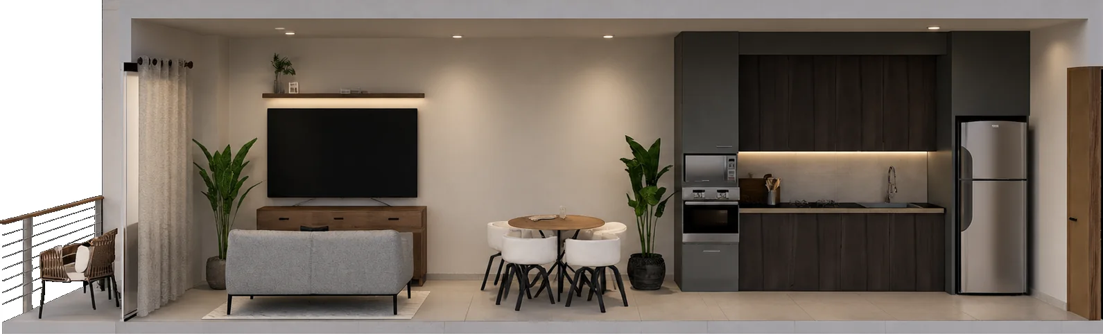 Interior de referencia del modelo Brisa 02